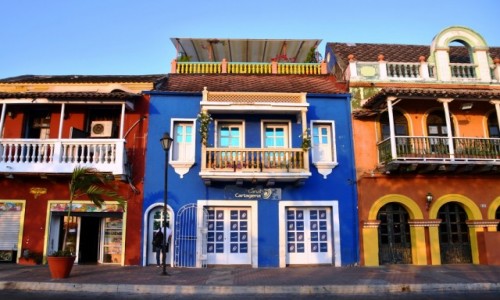 Zdjcie KOLUMBIA / Cartagena de Indias / Getsemani / Ulica nadbrzena