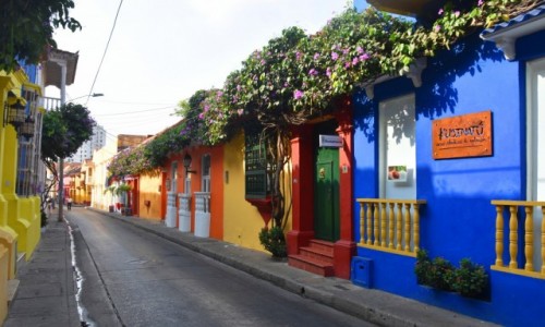 Zdjcie KOLUMBIA / Cartagena de Indias / Ciudad Amurallada / Uliczki starego miasta