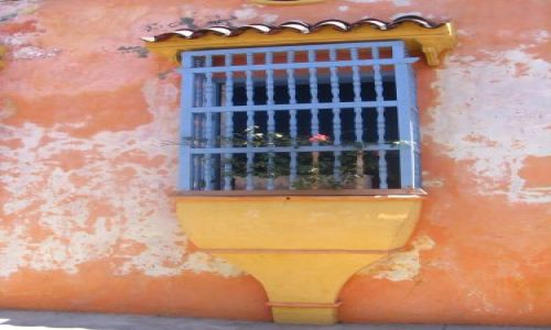 Zdjecie KOLUMBIA / Bolivar / Cartagena / słoneczne okno