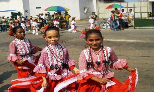 Zdjecie KOLUMBIA / Wybrzeze Morza Karaibskiego / Barranquilla / Carnaval de los niños 1