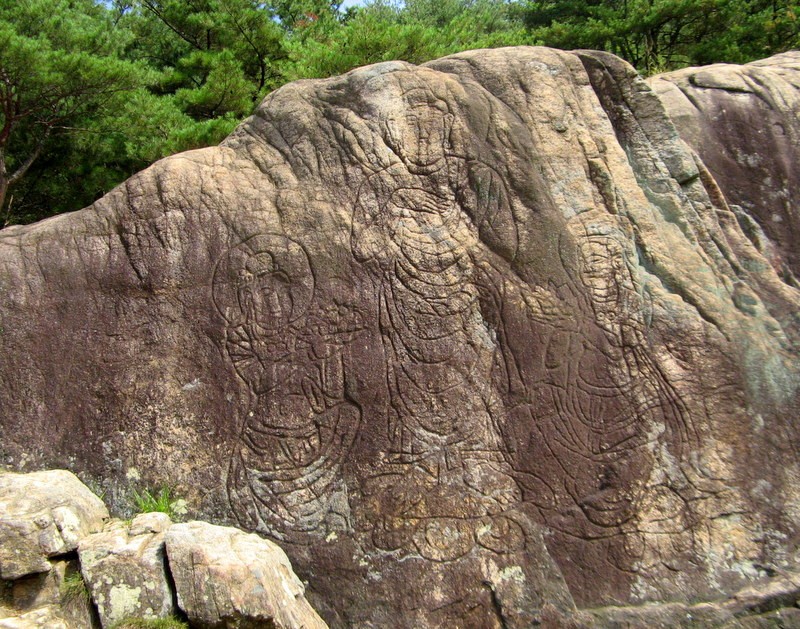 Zdjęcia: Namsan, Gyeongju, Kamienna płaskorzeźba na górze Namsan, KOREA POŁUDNIOWA Zdjęcia: Namsan, Gyeongju, Kamienna płaskorzeźba na górze Namsan, KOREA POŁUDNIOWA