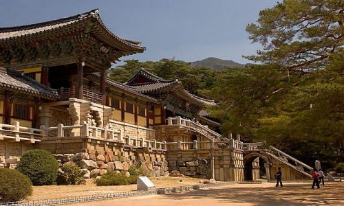 Zdjecie KOREA POUDNIOWA / - / Klasztor w m. Bulguksa / Bulguksa
