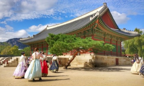 Zdjecie KOREA POUDNIOWA / Seul / Gyeongbokgung / Koreaskie klimaty...