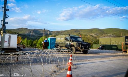 KOSOWO / Mitrovica / Mitrovica / Wojska KFOR-u