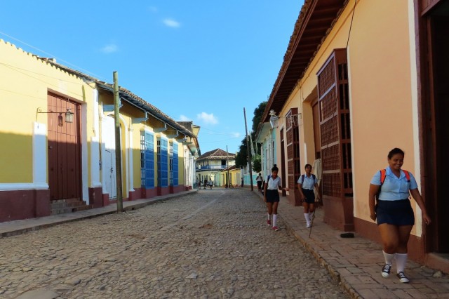 Zdj cia: Trynidad, Sancti Spíritus, Powrót ze szkoły, KUBA Zdj cia: Trynidad, Sancti Spíritus, Powrót ze szkoły, KUBA