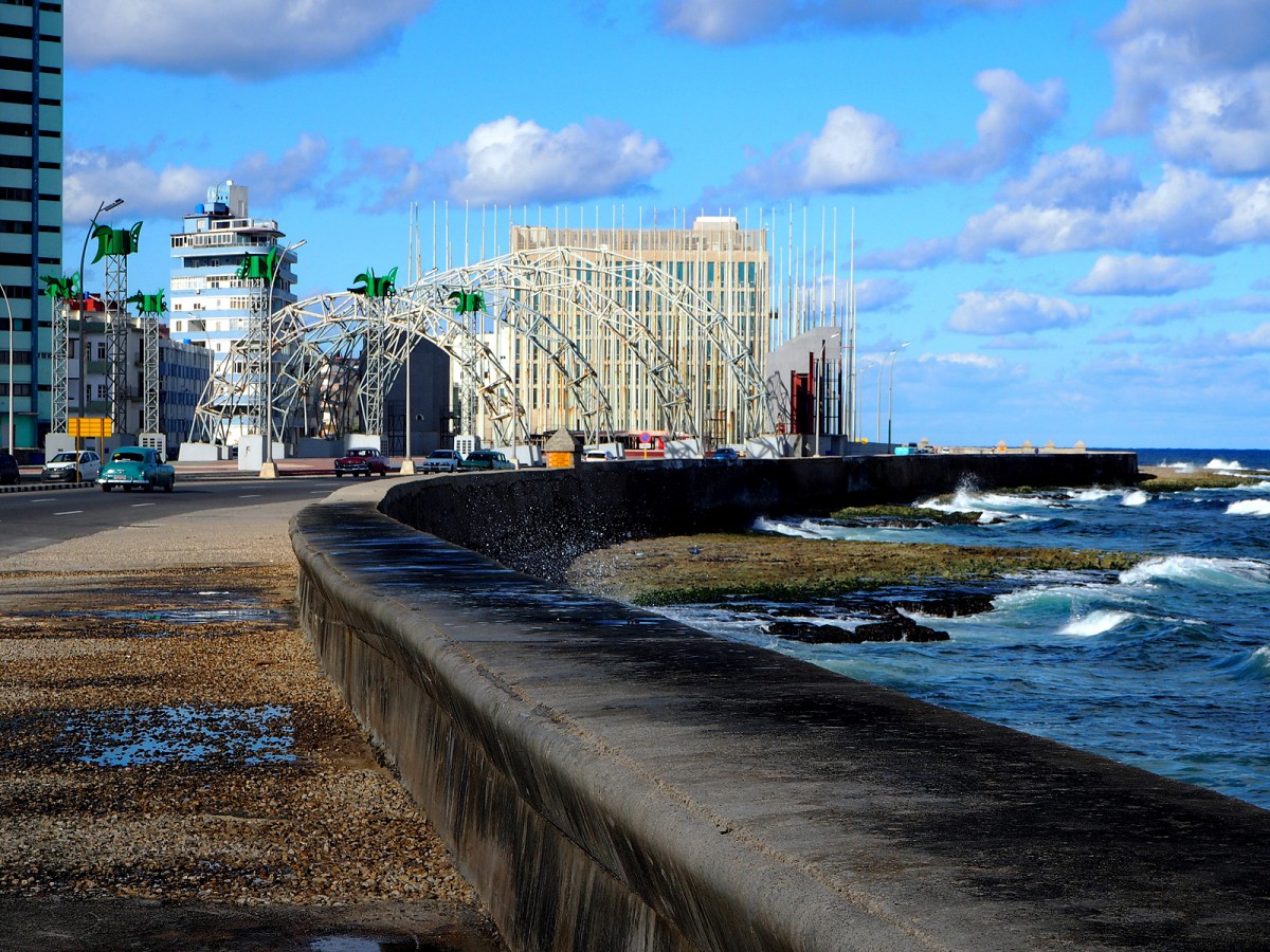 Zdjęcia: Hawana, płn. Kuba, El Malecon, KUBA Zdjęcia: Hawana, płn. Kuba, El Malecon, KUBA