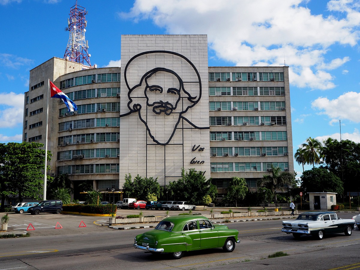 Zdjęcia: Hawana, płn. Kuba, Na placu rewolucji, KUBA Zdjęcia: Hawana, płn. Kuba, Na placu rewolucji, KUBA