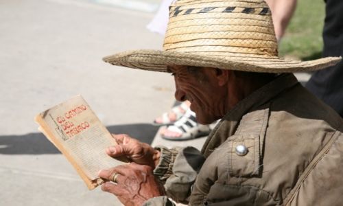 Zdjecie KUBA / Sancti Spiritus / Trynidad de Cuba / Lektura
