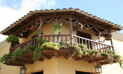 Zdjcie KUBA / Sancti Spiritus / Trynidad de Cuba / Balkon