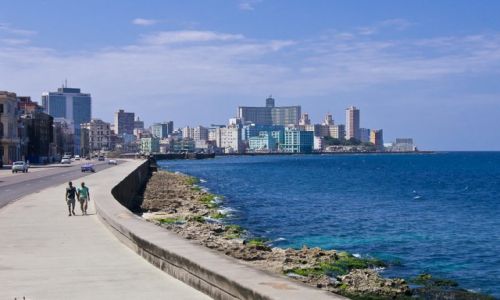Zdjęcie KUBA / Havana / Malecon / Spacerniak