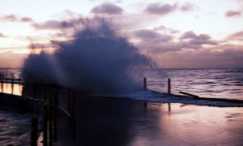 Zdjęcie KUBA / Hawana / El Malecon / O świcie