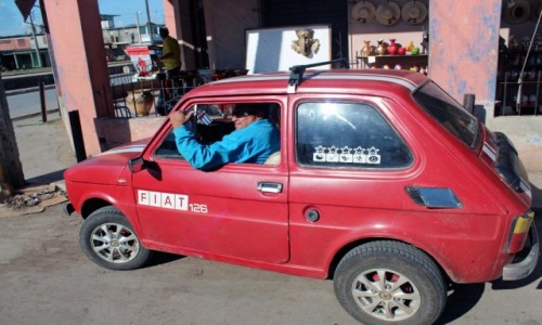 Zdjęcie KUBA / Ciego de Avila / Ciego de Avila / Polski Fiat 126p