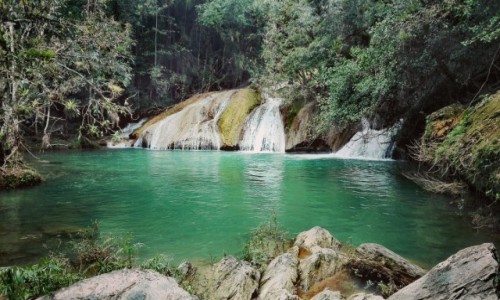 Zdjecie KUBA / trynidad / parque guanayara / moja Kuba