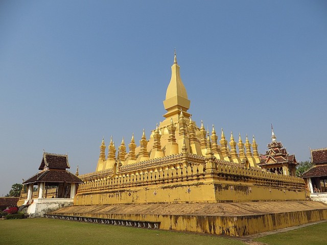 Zdj cia: Vientiane, Vientiane, Krlewska stupa, LAOS