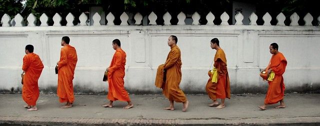 Zdjęcia: Luang Prabang, Pochód, LAOS Zdjęcia: Luang Prabang, Pochód, LAOS