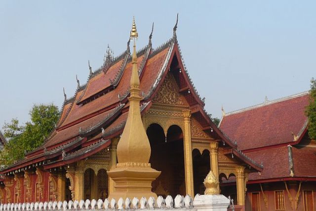 Zdjęcia: Luangprabang, Luangprabang, świątynia, LAOS Zdjęcia: Luangprabang, Luangprabang, świątynia, LAOS