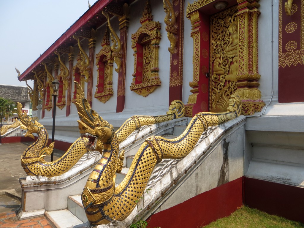 Zdjęcia: Wat Mahathat,, aga, Naga, LAOS Zdjęcia: Wat Mahathat,, aga, Naga, LAOS