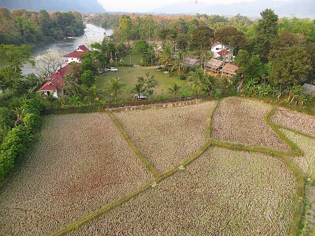 Zdjęcia: Vang Vieng, Laos północny, lot balonem, LAOS Zdjęcia: Vang Vieng, Laos północny, lot balonem, LAOS