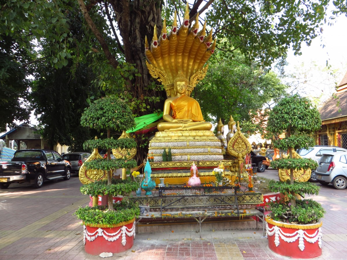 Zdjęcia: Vientiane, Laos północny, Wat Si Muang, LAOS Zdjęcia: Vientiane, Laos północny, Wat Si Muang, LAOS
