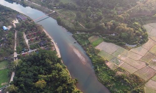Zdjcie LAOS / Laos pnocny / Vang Vieng / lot balonem