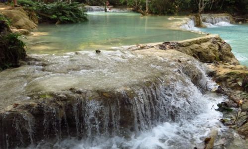 Zdjcie LAOS / Laos pnocny / wodospady Kuang Si / Park Kuang Si