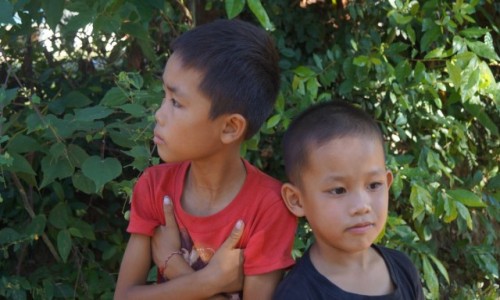 Zdjcie LAOS / Luang Prabang / Nad Mekongiem / Przyjaciele?