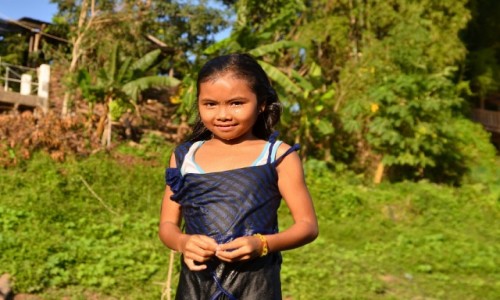Zdjcie LAOS / Luang Prabang  / Okolica Luang Prabang  / Modelka