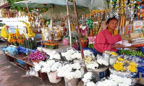 Zdjcie LAOS / Laos pnocny / Vientiane / stragan