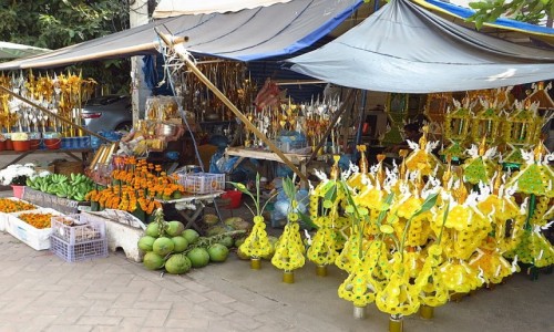 Zdjcie LAOS / Laos pnocny / Vientiane / stragan