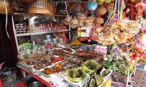 Zdjcie LAOS / Laos pnocny / Vientiane / stragan