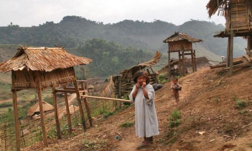 Zdjęcie LAOS / brak / MUANG SING   Wioska  AKHA / AKHA 8