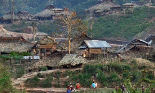 Zdjęcie LAOS / brak / MUANG SING   Wioska  AKHA / AKHA 9