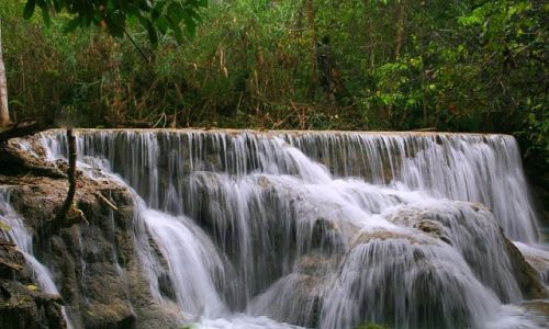 Zdjecie LAOS / brak / Wodospad KHOUANG Si / ***