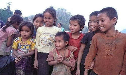 Zdjęcie LAOS / Pakbeng / Pakbeng / Wesołe przedszkole