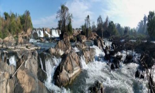 Zdjcie LAOS / Si Pa Don... kraina 4000 wysp... rzeka Mekong.... / rzeka Mekong / ... s naprawd olbrzymie... i pikne ....