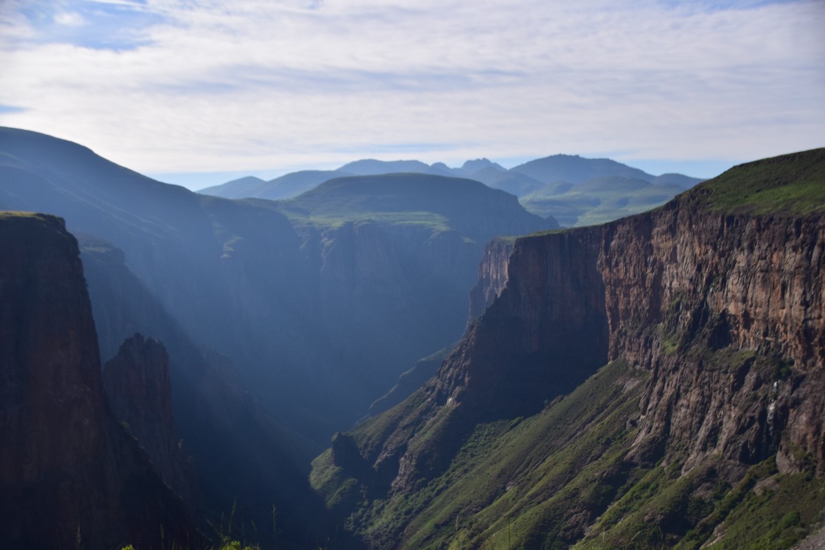 Zdjęcia: Semonkong, Płd. Lesoto, Wschód słońca, LESOTHO Zdjęcia: Semonkong, Płd. Lesoto, Wschód słońca, LESOTHO