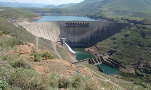 Zdjecie LESOTHO / - / Katse / zapora Katse