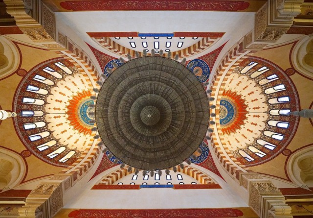 Zdj cia: ., Bejrut, Bkitny Meczet, sklepienie, LIBAN