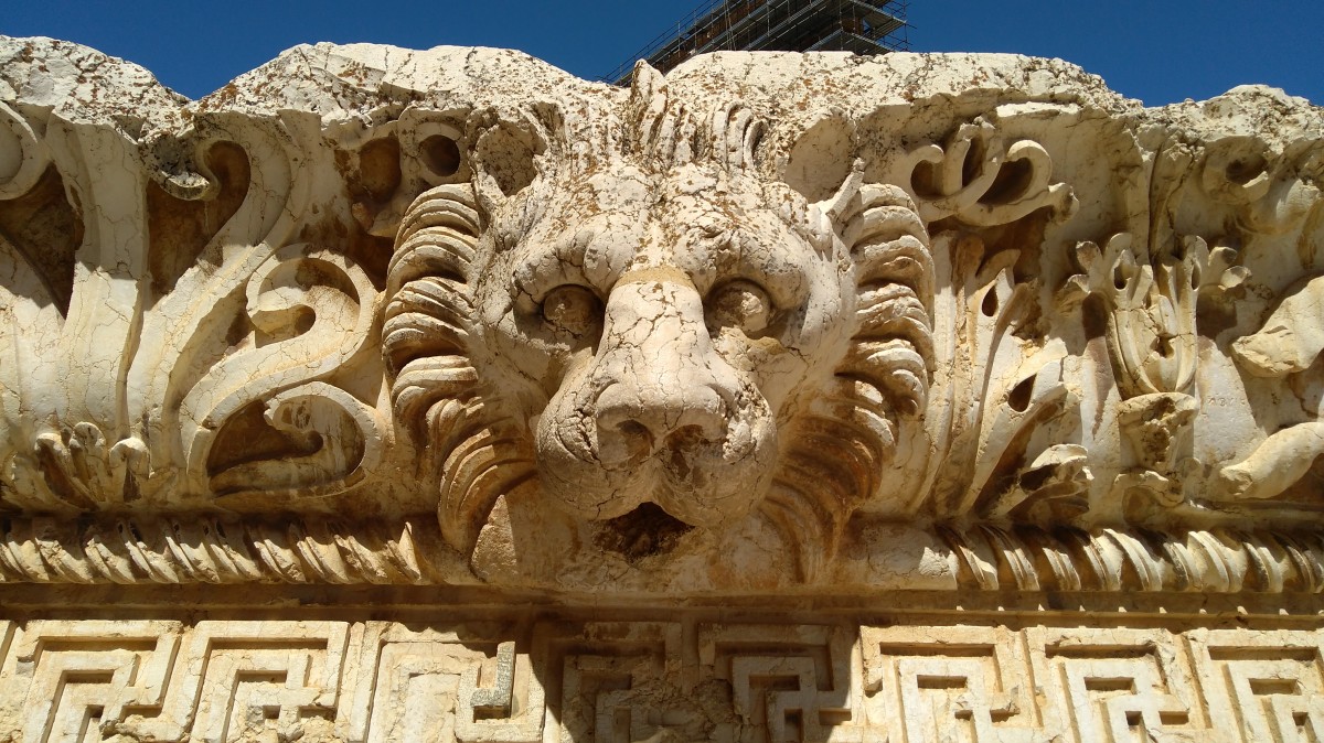 Zdjęcia: ., Baalbek, Lew, LIBAN Zdjęcia: ., Baalbek, Lew, LIBAN