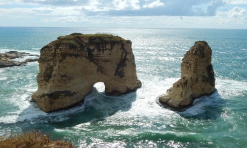 Zdjęcie LIBAN / - / Bejrut - Pigeon Rocks / .