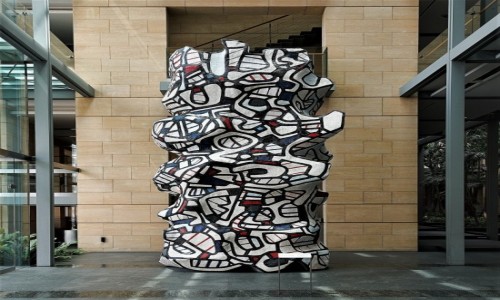 Zdjecie LIBAN / Bejrut / Bank Audi Plaza / Jean Dubuffet, Tour Dentellière (Koronkowa wiea)