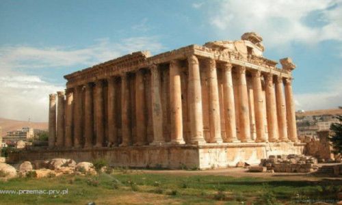 Zdjcie LIBAN / brak / Baalbek / witynia Bachusa