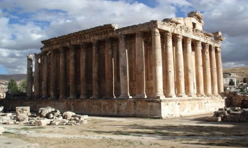 Zdjcie LIBAN / rodkowy Liban / Baalbek / witynia Bachusa