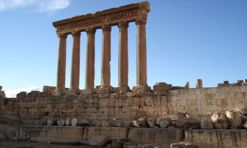 Zdjcie LIBAN / rodkowy Liban / Baalbek / witynia Jupitera