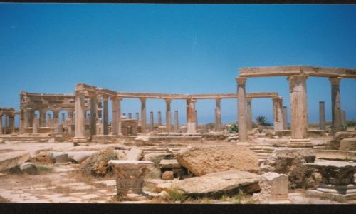Zdjecie LIBIA / brak / Leptis Magna / w rzymie nie ma lepszych