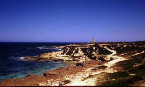 Zdjęcie LIBIA / trypolitania / Sabratha / materace w Sabracie