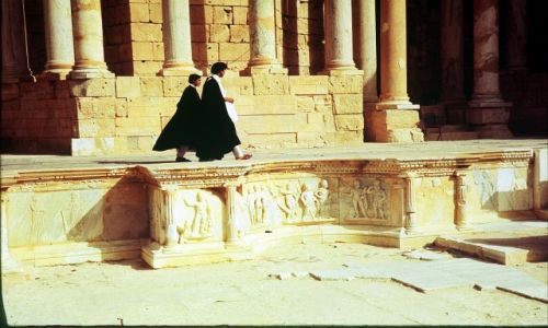 Zdjęcie LIBIA / trypolitania / Sabratha / odswiętna wizyta