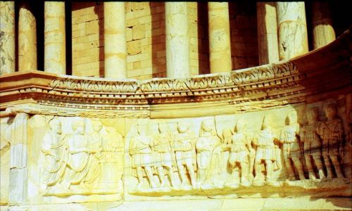 Zdjęcie LIBIA / trypolitania / Sabratha / płaskorzeźby