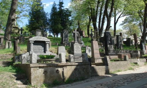 Zdjcie LITWA / WILNO / CMENTARZ NA ROSSIE / WILNO STARY CMENTRZ POLSKI