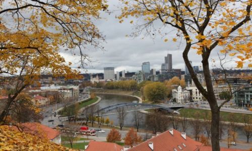 Zdjecie LITWA / Wilno / Gra Giedymina / Wilno w jesiennej szacie